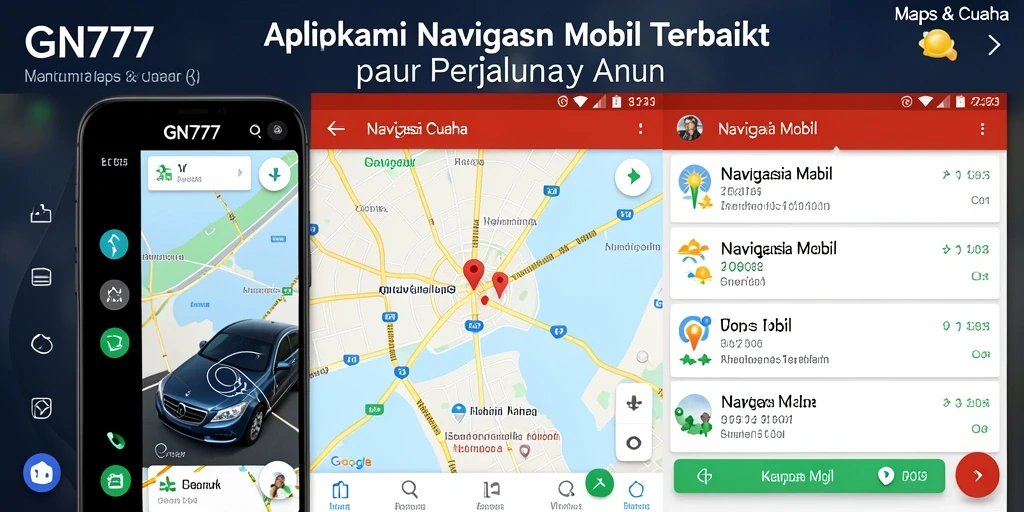 Tampilan antarmuka GN777 yang jelas dan mudah digunakan.