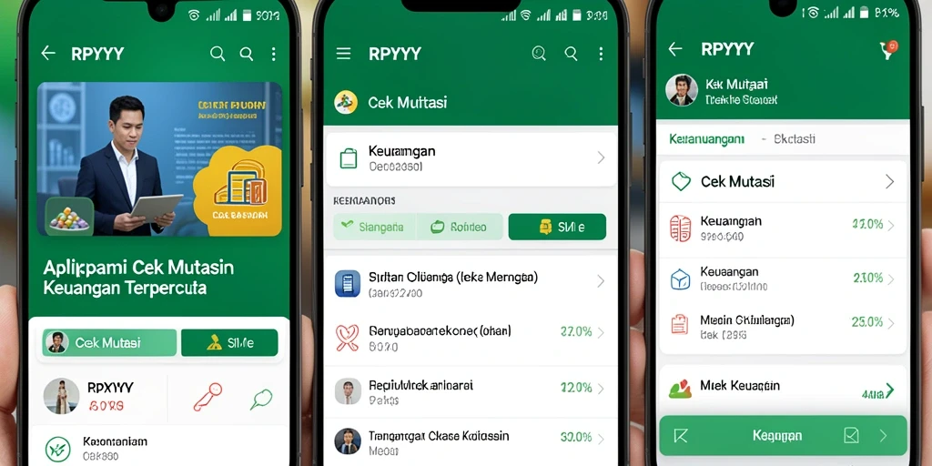 Screenshot antarmuka utama RPYYY menampilkan fitur Cek Mutasi yang sederhana.