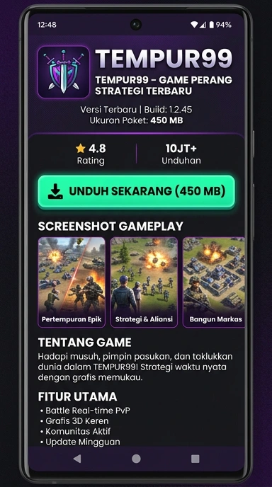 Unduh dan Instal APK Tempur99 untuk Android