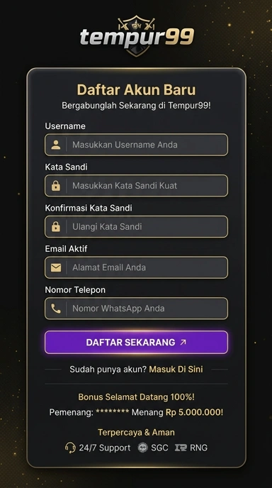Panduan Registrasi Akun Tempur99 untuk Pengguna Android