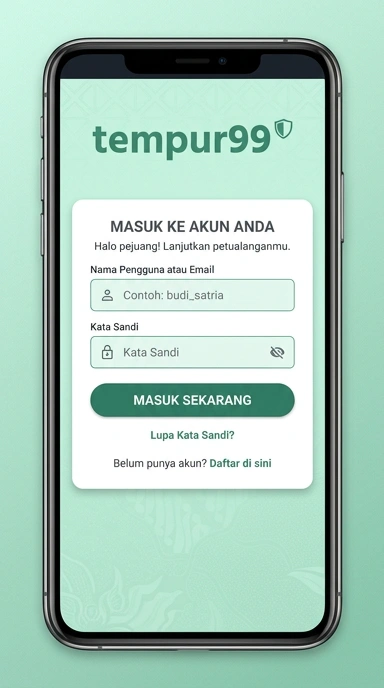 Panduan Masuk Akun Tempur99 untuk Pengguna Android